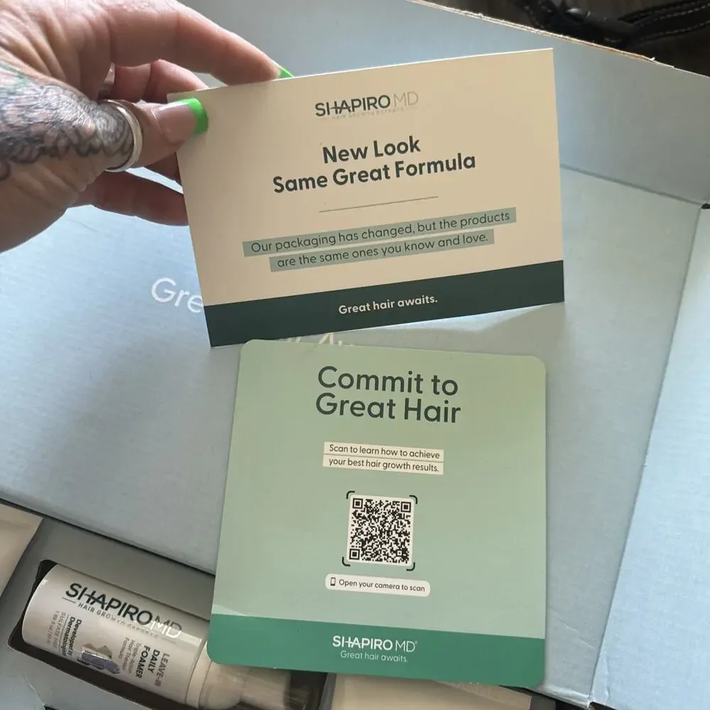 Women's Hair Regrowth Kit: Shampoo, Conditioner, 2% Minoxidil, Leave-In Foam